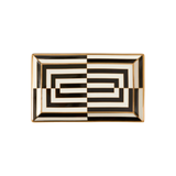 Op Art Rectangle Serving Tray