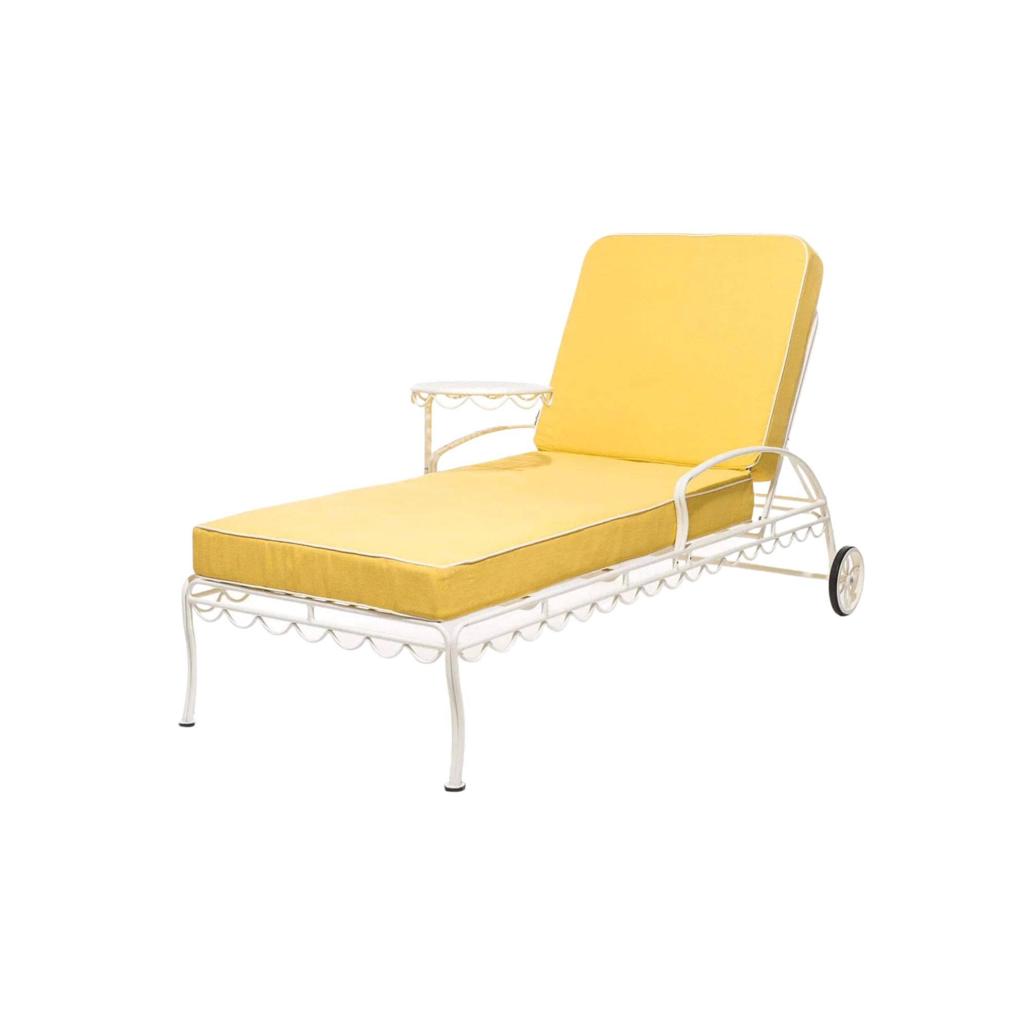 The Al Fresco Sun Lounger - Antique White Frame