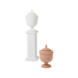 Villa Greek Key Urn