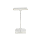 Delaney Marble Rectangle Accent Table