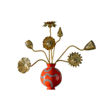 Brass Flower Bouquet