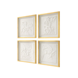 Fourfold Framed Prints, S/4