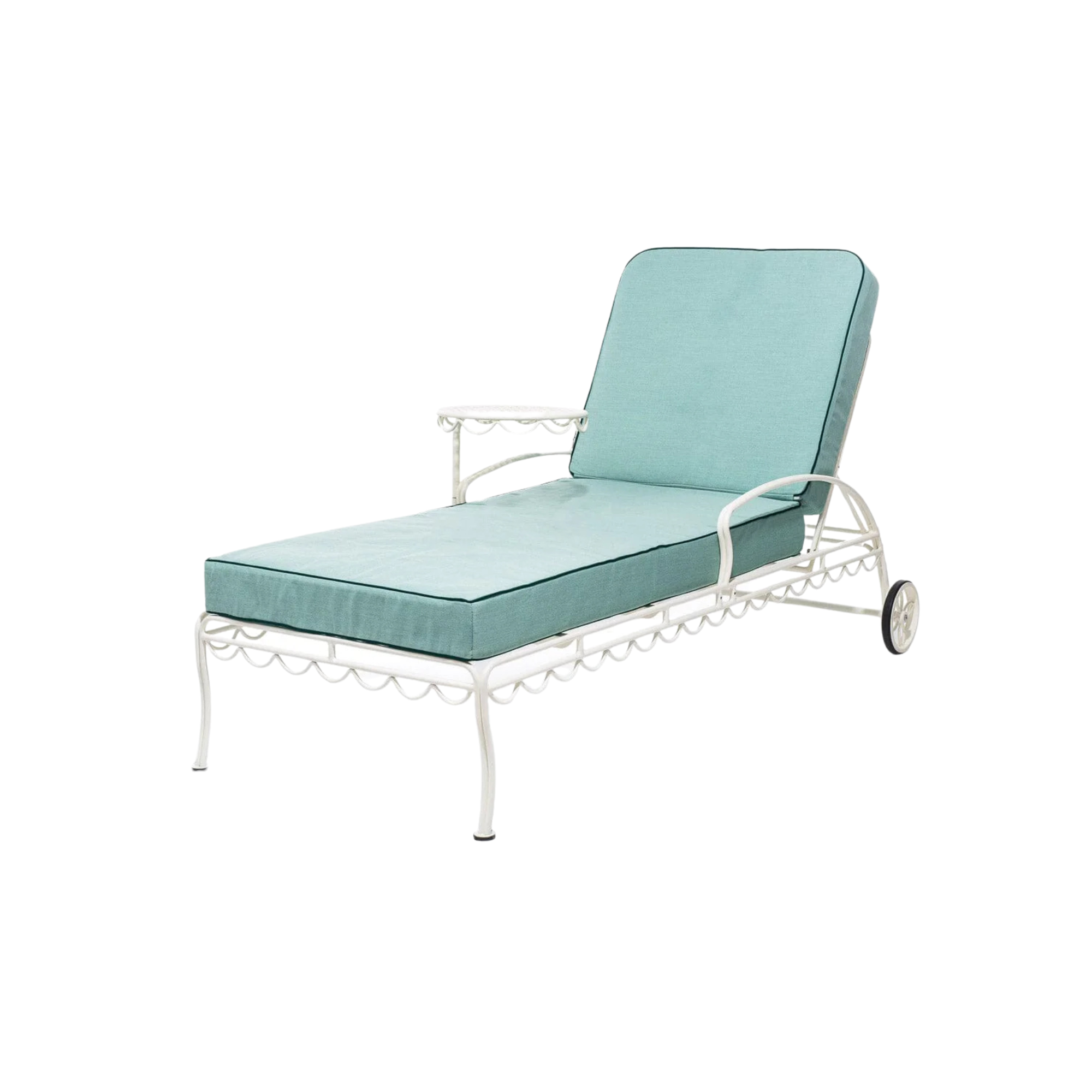 The Al Fresco Sun Lounger - Antique White Frame