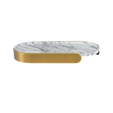 Lozenge Tray - Arabescato Marble