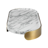 Lozenge Tray - Arabescato Marble