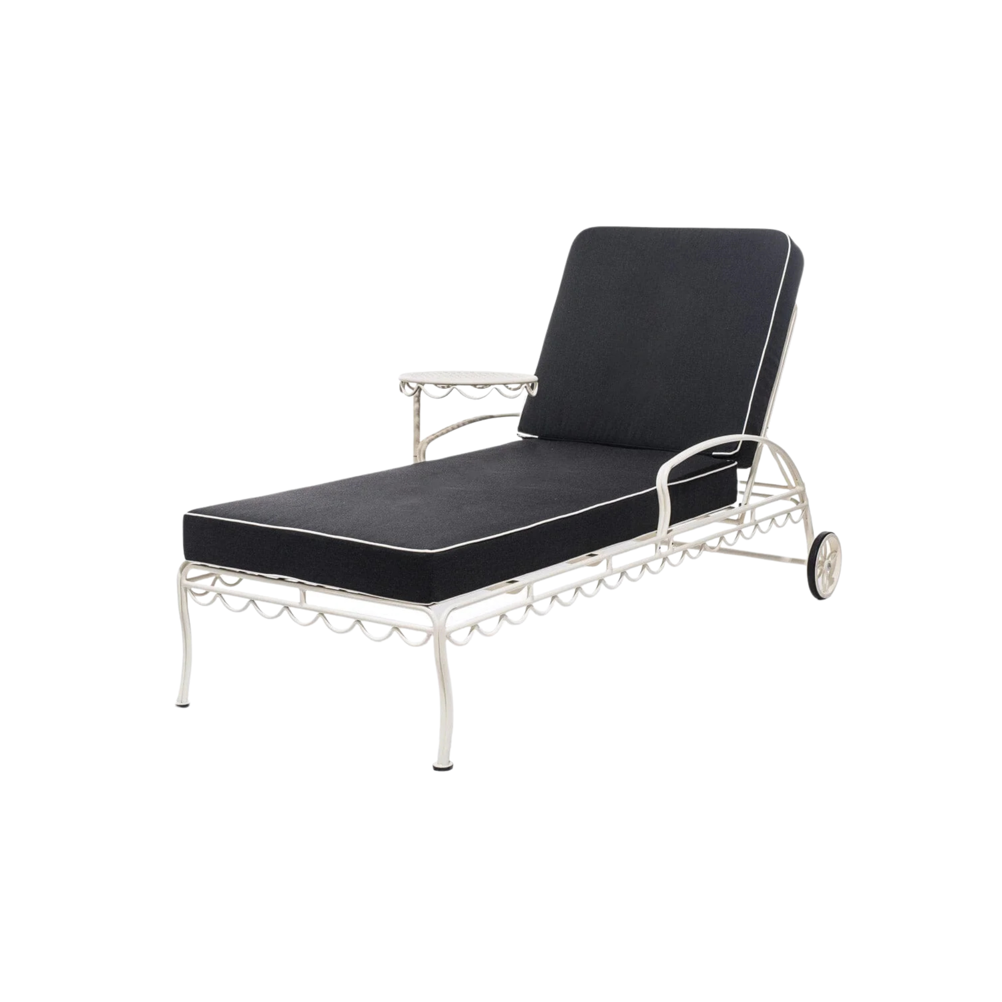 The Al Fresco Sun Lounger - Antique White Frame