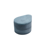 Alabaster Teardrop Double Swivel Box