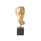 Gilded Portrait Sculpture