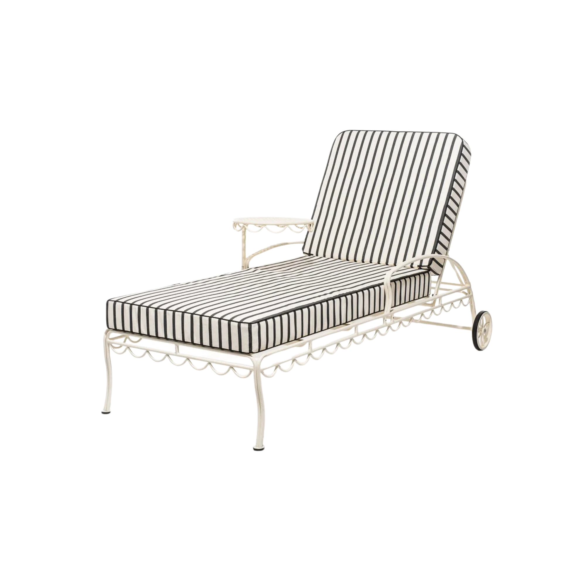 The Al Fresco Sun Lounger - Antique White Frame
