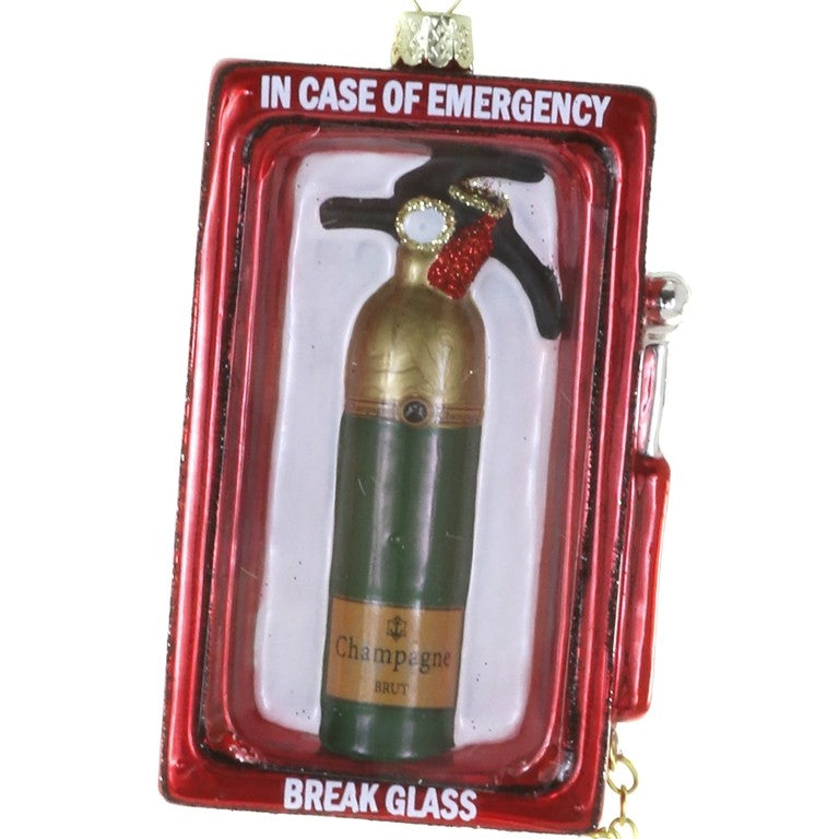 Champagne Emergency Ornament by Cody Foster