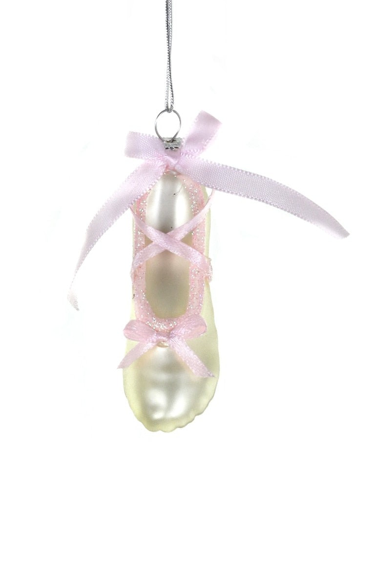 Ribboned Ballet Shoe Ornament by Cody Foster