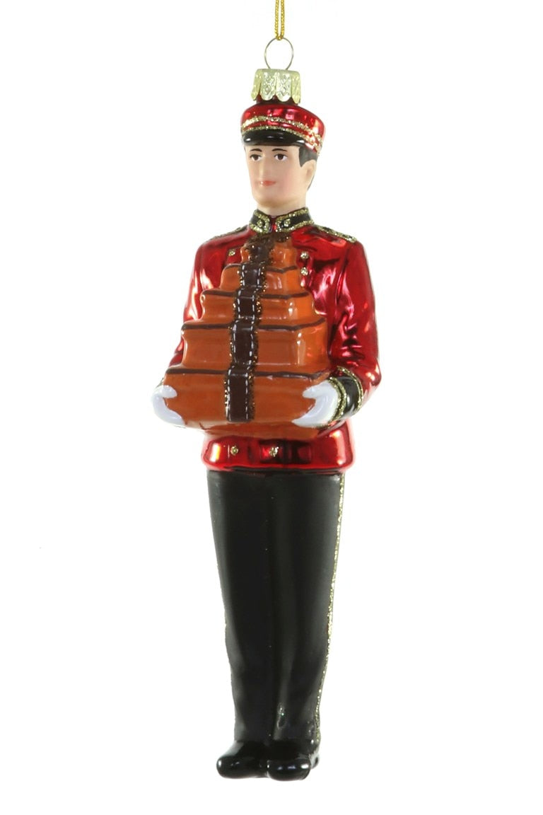 Hotel Bellhop Ornament by Cody Foster