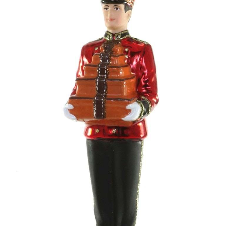 Hotel Bellhop Ornament by Cody Foster