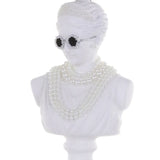 Glam Artemis with Pearls Ornament (White) by Cody Foster