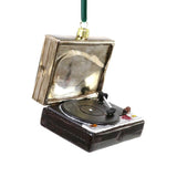 Vintage Turntable Record Player Ornament by Cody Foster