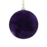 Medium Crushed Velvet Ball Ornament (Royal Purple) by Cody Foster
