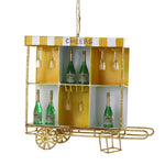 Cheers! Champagne Cart Ornament by Cody Foster