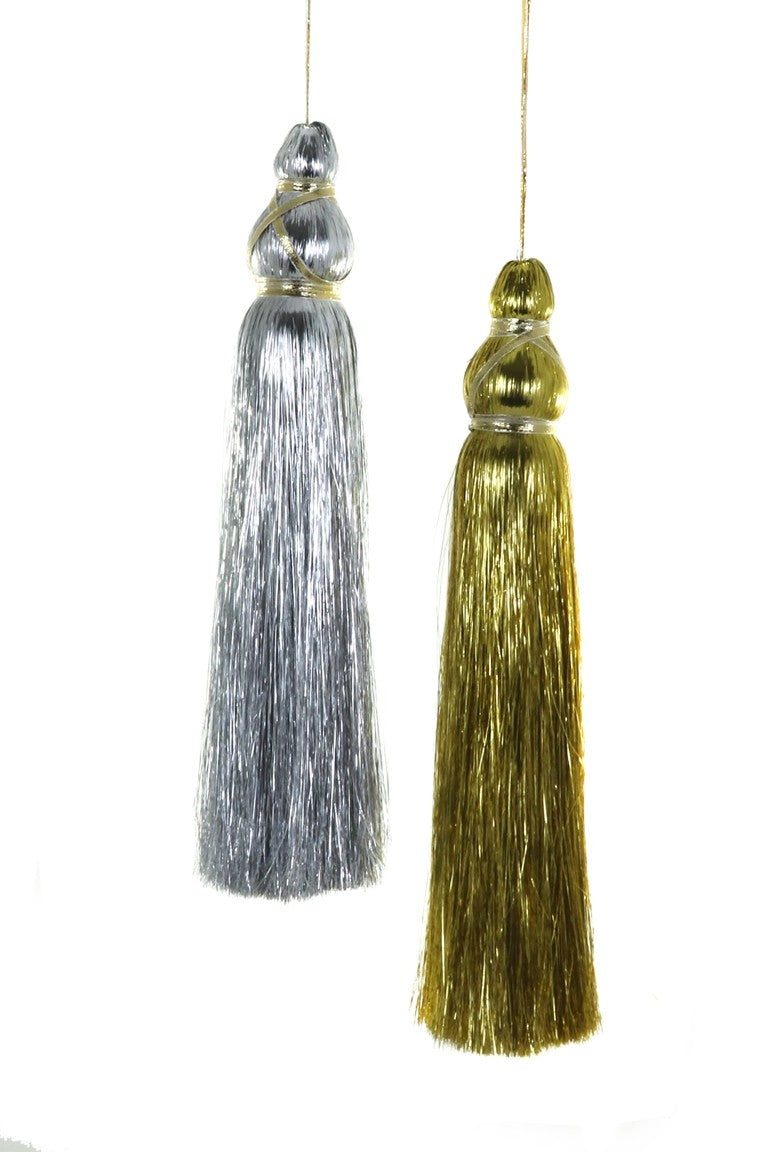 Disco Pompom Tassel Ornament by Cody Foster