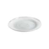Monte Carlo Alabaster Glass Plate - White - Large