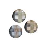 Plaid Dessert Plate, Set of 6