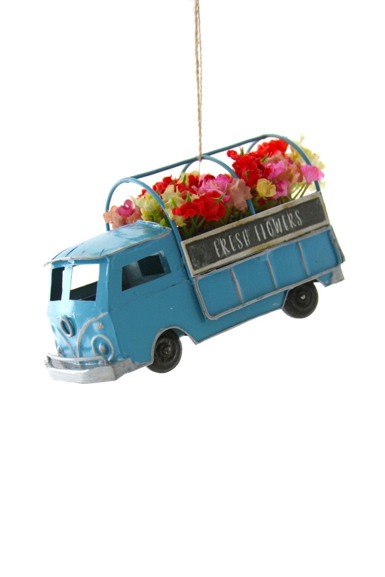 Fresh Flowers Truck Ornament by Cody Foster