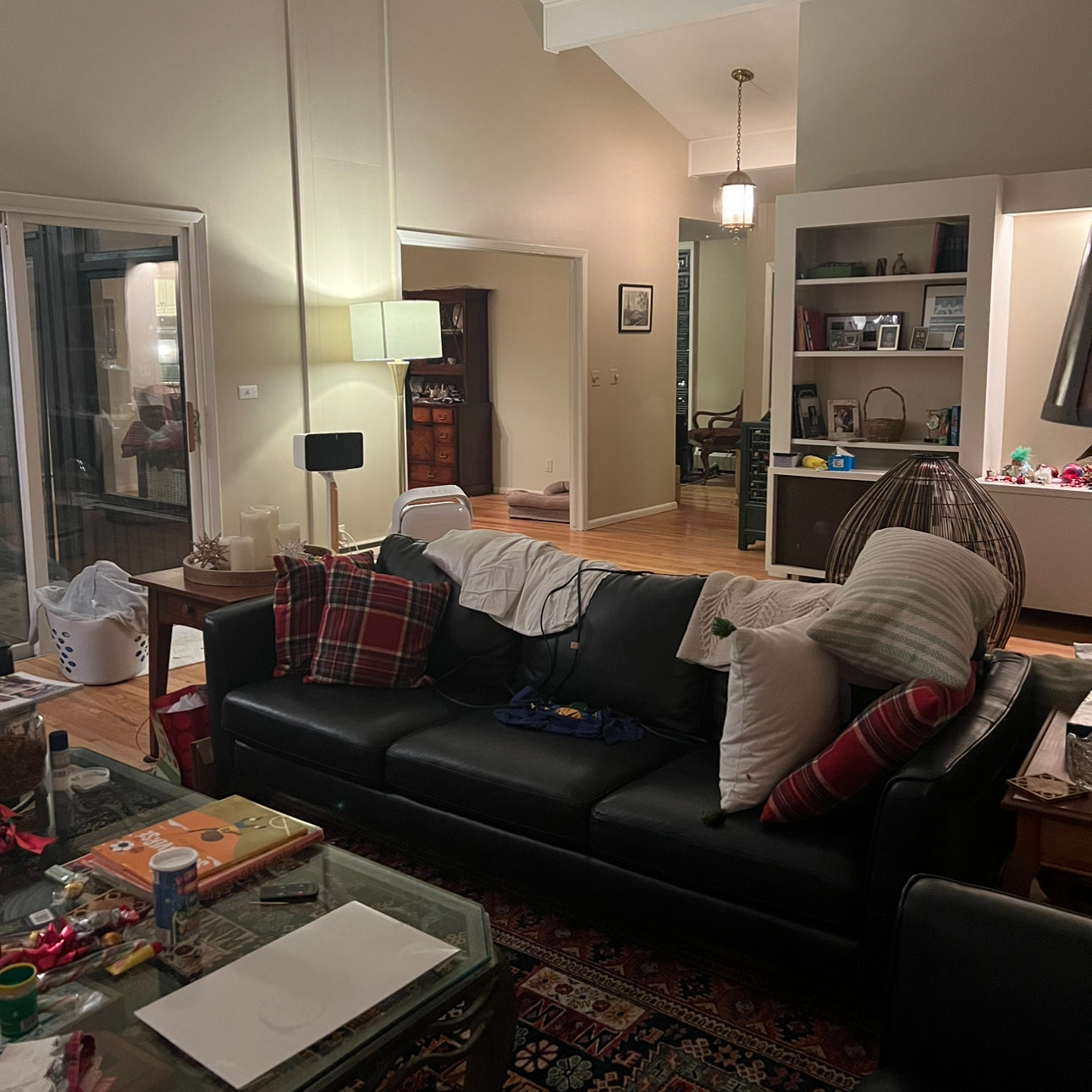 a dirty dining room space before day with a designer