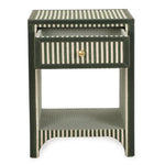Cotton Jute 1-Drawer Nightstand, detail
