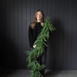 Norfolk & Cypress Faux Christmas Garland