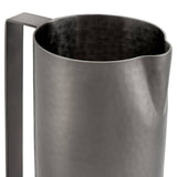 Temari Hammered Gunmetal Beverage Pitcher