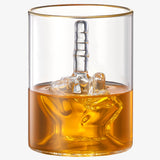 Middle Finger Whiskey Glass 12.5 OZ