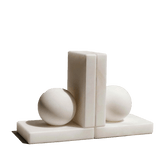 Alabaster Ball Bookends | Design for the PPL