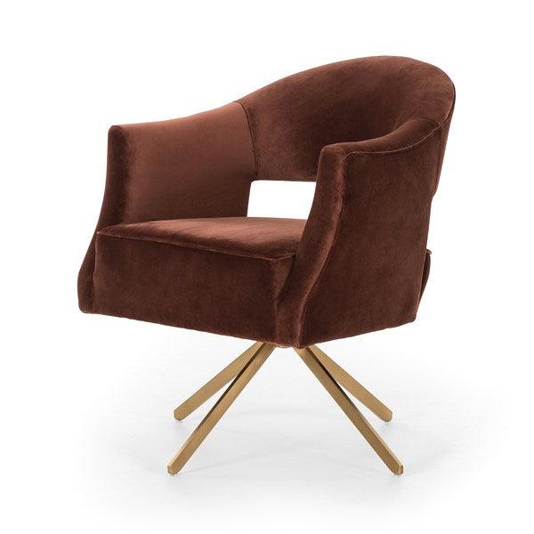 ANDRA DESK CHAIR-SURREY AUBURN - Design for the PPL