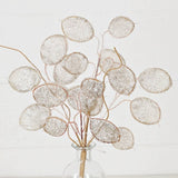 Faux Lunaria Silver Dollars 14in Pick