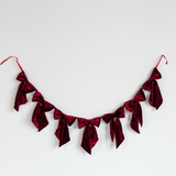 Red Velvet Bow Garland