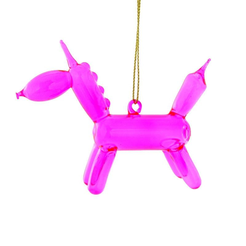Pink Balloon Unicorn Ornament | Design for the PPL