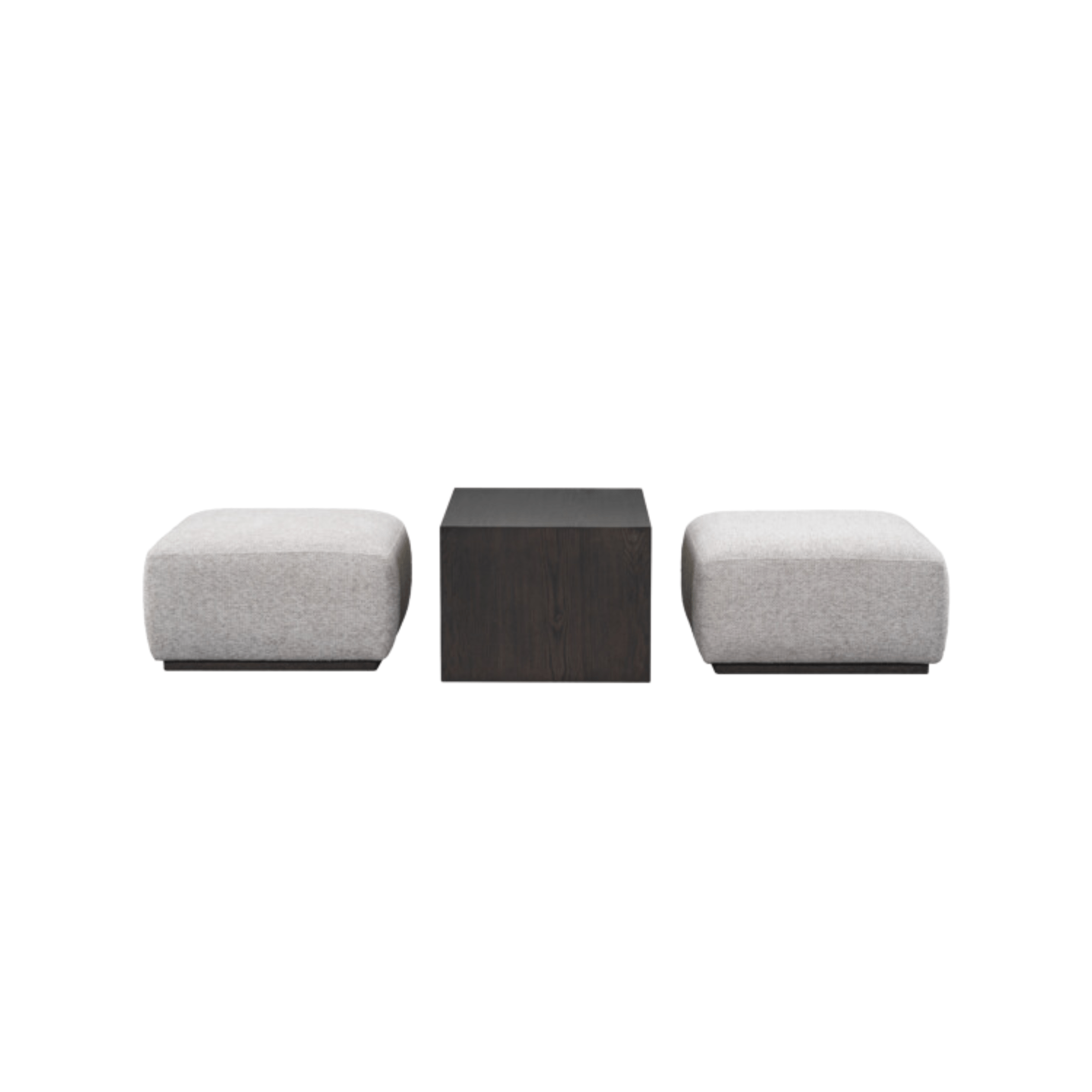 Blair Ottoman in Subtle Chalk and Dark Cinder | Design for the PPL