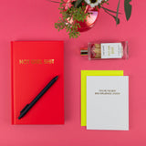 Hot Girl Shit - Hardcover Daily Journal - Red Hot