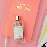 Everything is Fine - Glass Bottle Safety Matches - Pink