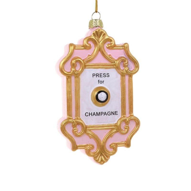 Champagne Button Ornament | Design for the PPL