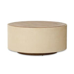 CROSBY ROUND COFFEE TABLE-LIGHT CREAM - Design for the PPL