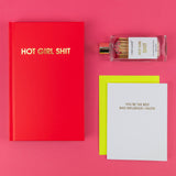 Hot Girl Shit - Hardcover Daily Journal - Red Hot