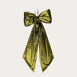 Chartreuse Velvet Bows