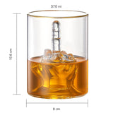 Middle Finger Whiskey Glass 12.5 OZ