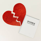 Divorce: End of an Error - Encouragement - Letterpress Card