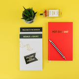 Hot Girl Shit - Hardcover Daily Journal - Red Hot