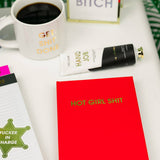 Hot Girl Shit - Hardcover Daily Journal - Red Hot