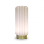 Dentelles 29 light & USB recharge GOLD base | 29,5 cm x Ø 12 cm | Design for the PPL