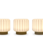 Dentelles 9 light & USB recharge GOLD base | 9 cm x Ø 9 cm | Design for the PPL