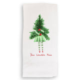 "Shitter's Full" Christmas Tree Dishtowel