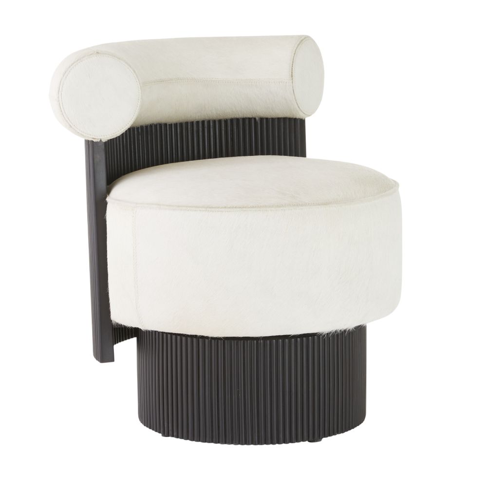 Erhart Chair - White Hair on Hide | Design for the PPL